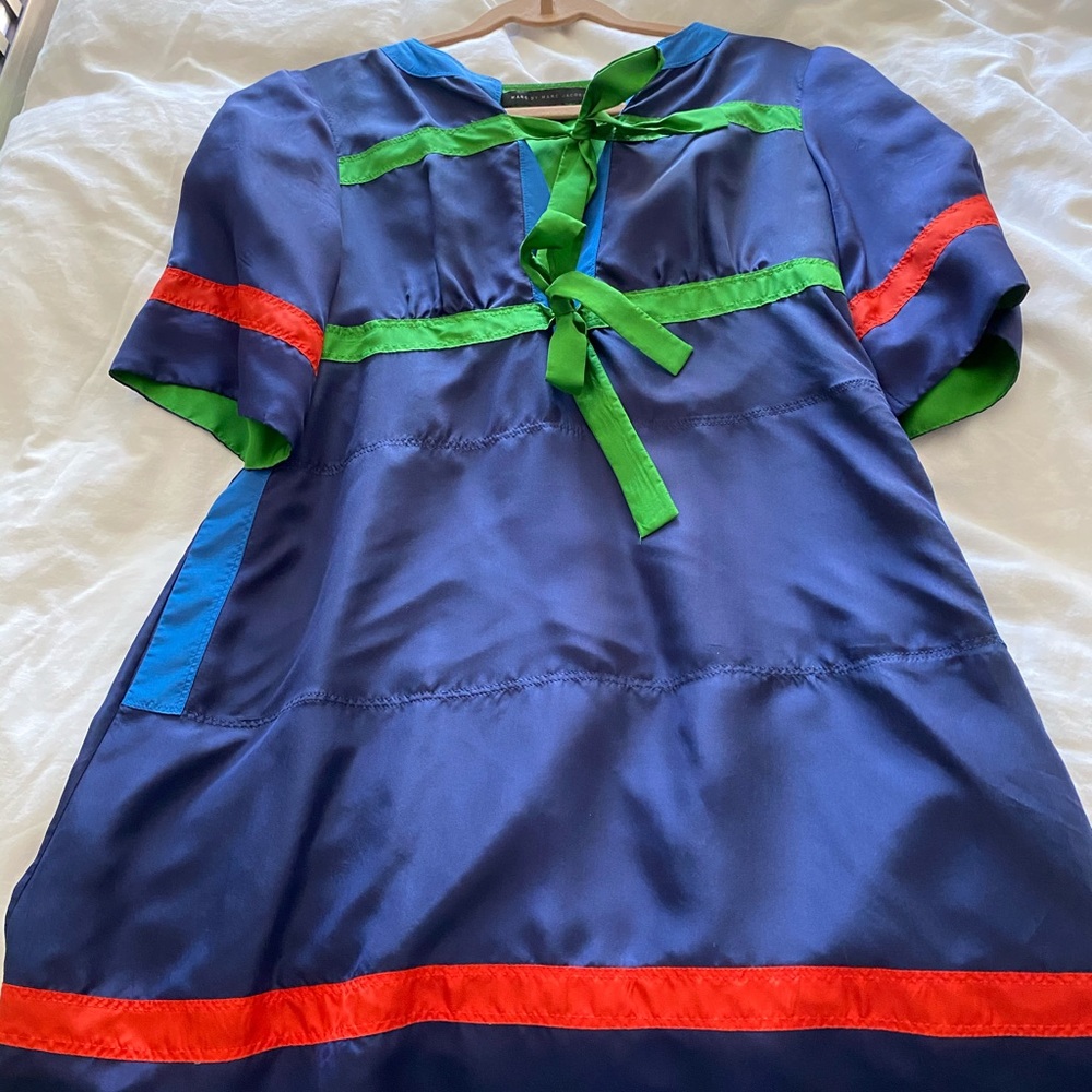 Marc Jacobs Silk Blue Spring-Summer Dress